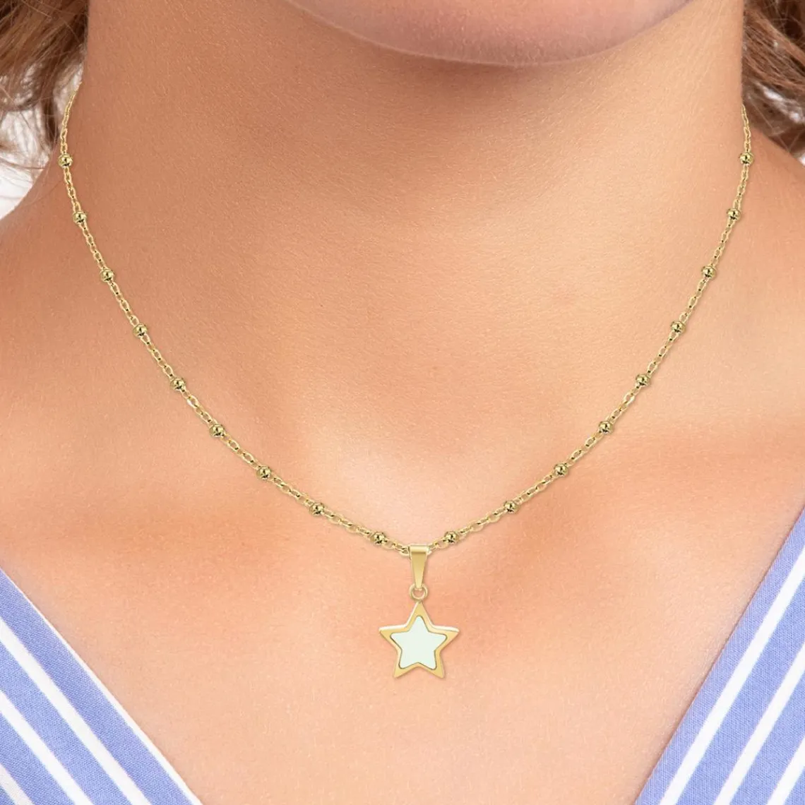 So Charm Bijoux Collier Femme So Charm - B3000-DORE - Collier Étoile Doré | Femme Collier Et Pendentif