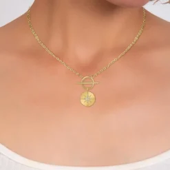 So Charm Bijoux Collier Femme So Charm - B2942-DORE - Collier Mode Doré | Femme Collier Et Pendentif