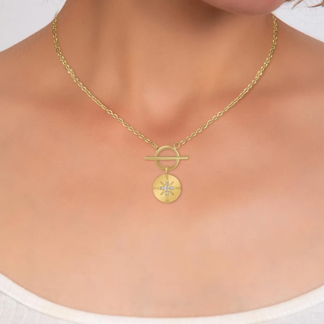 So Charm Bijoux Collier Femme So Charm - B2942-DORE - Collier Mode Doré | Femme Collier Et Pendentif