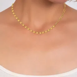 So Charm Bijoux Collier Femme So Charm - B3179-DORE - Collier Mode Doré | Femme Collier Et Pendentif