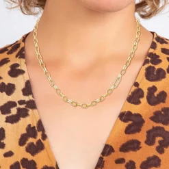 So Charm Bijoux Collier Femme So Charm - B3174-DORE - Collier Mode Doré | Femme Collier Et Pendentif