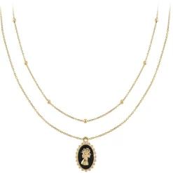 So Charm Bijoux Collier Femme So Charm - B3289-DORE - Collier Mode Doré | Femme Collier Et Pendentif