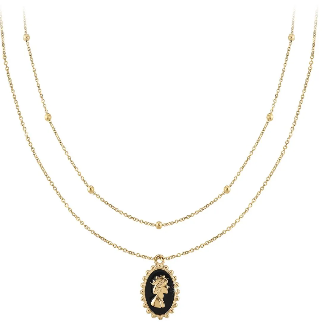 So Charm Bijoux Collier Femme So Charm - B3289-DORE - Collier Mode Doré | Femme Collier Et Pendentif