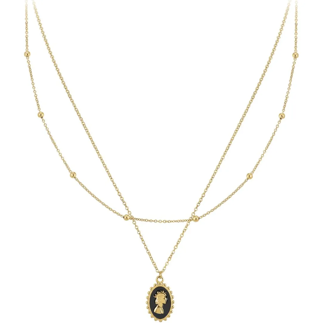 So Charm Bijoux Collier Femme So Charm - B3289-DORE - Collier Mode Doré | Femme Collier Et Pendentif