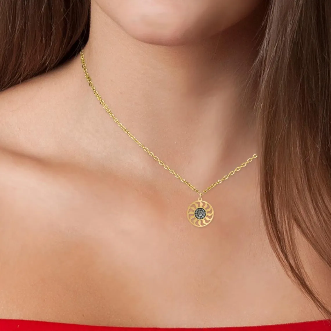 So Charm Bijoux Collier Femme So Charm - B2677-DORE - Collier Mode Doré | Femme Collier Et Pendentif
