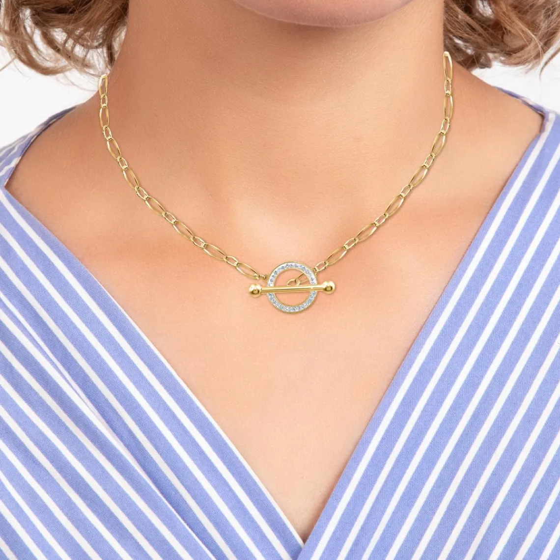So Charm Bijoux Collier Femme So Charm - B2564-DORE - Collier Mode Doré | Femme Collier Et Pendentif