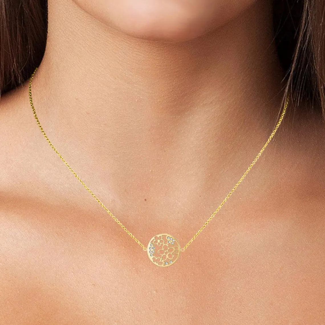 So Charm Bijoux Collier Femme So Charm - B2456-DORE - Collier Mode Doré | Femme Collier Et Pendentif