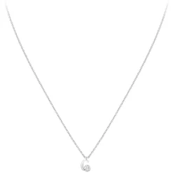 So Charm Bijoux Collier Femme So Charm - B1498-G - Collier Initiale Argenté | Femme Collier Et Pendentif