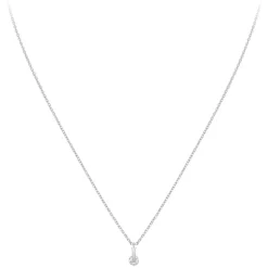 So Charm Bijoux Collier Femme So Charm - B1498-I - Collier Initiale Argenté | Femme Collier Et Pendentif