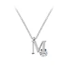 So Charm Bijoux Collier Femme So Charm - B1498-M - Collier Initiale Argenté | Femme Collier Et Pendentif