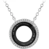 So Charm Bijoux Collier Femme So Charm - B4234-NOIR - Collier Mode Argenté | Femme Collier Et Pendentif