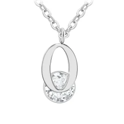 So Charm Bijoux Collier Femme So Charm - B1498-O - Collier Initiale Argenté | Femme Collier Et Pendentif