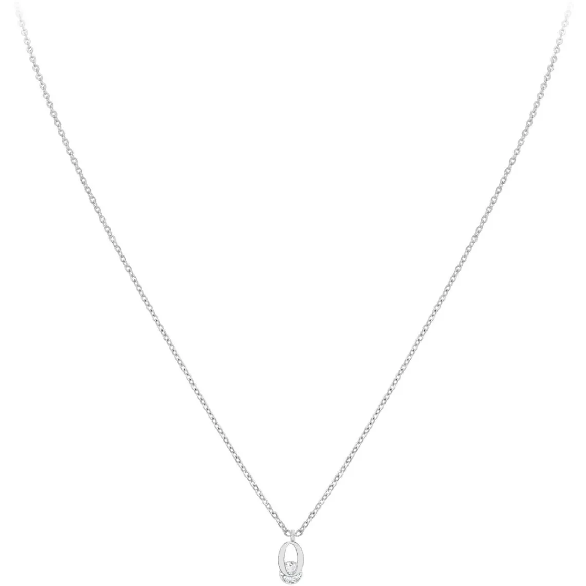 So Charm Bijoux Collier Femme So Charm - B1498-O - Collier Initiale Argenté | Femme Collier Et Pendentif