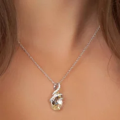 So Charm Bijoux Collier femme So Charm - BS1435-BLANC Métal Argent | Femme Collier Et Pendentif