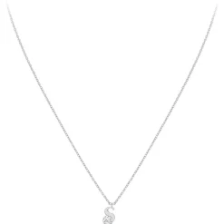So Charm Bijoux Collier Femme So Charm - B1498-S - Collier Initiale Argenté | Femme Collier Et Pendentif