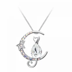 So Charm Bijoux Collier femme So Charm - BS1542-CRYS Métal Argent | Femme Collier Et Pendentif