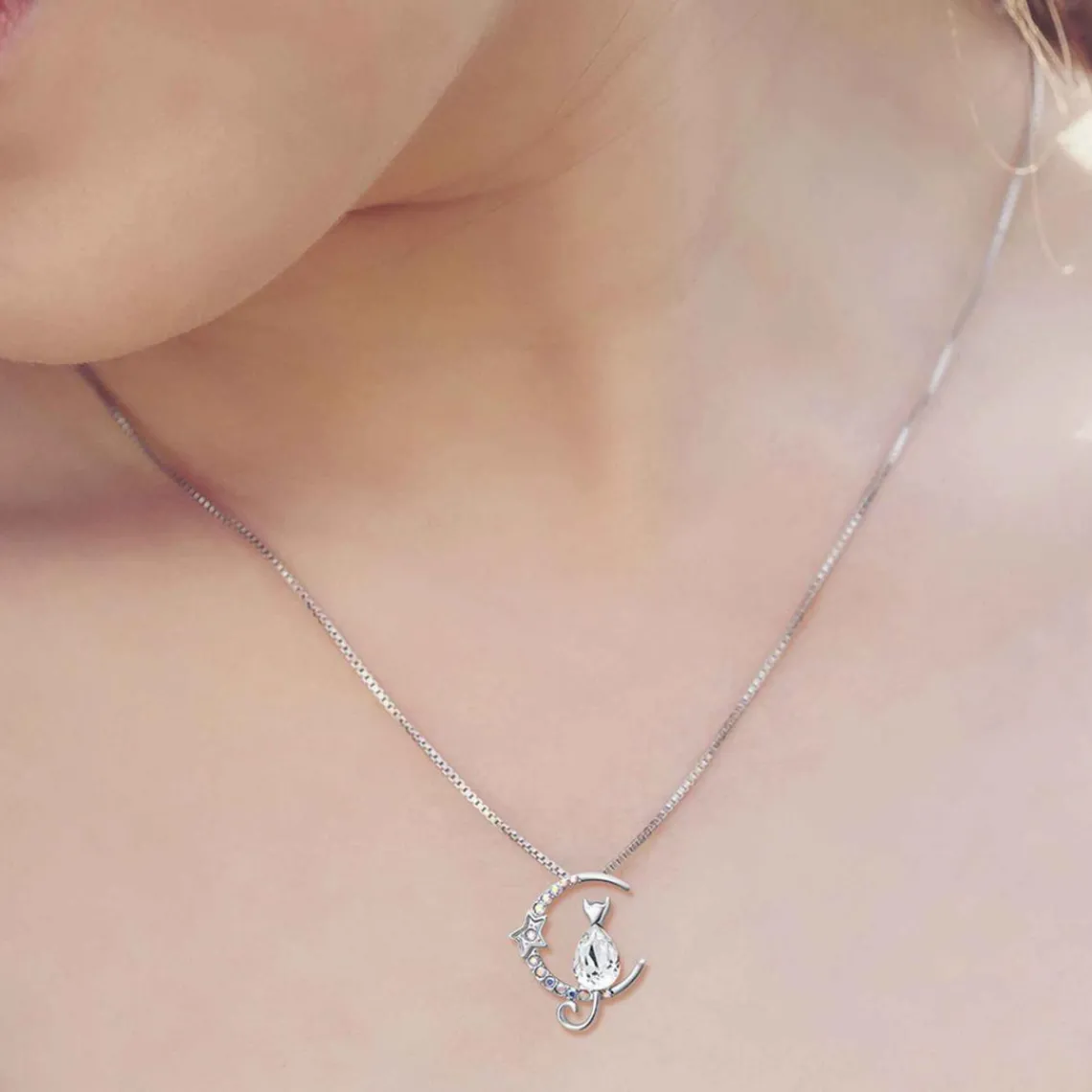 So Charm Bijoux Collier femme So Charm - BS1542-CRYS Métal Argent | Femme Collier Et Pendentif