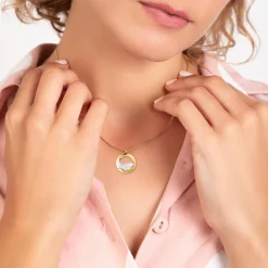 So Charm Bijoux Collier Femme So Charm - BS1362-DORE-CRYS - Collier Mode Doré | Femme Collier Et Pendentif