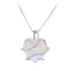So Charm Bijoux Collier Femme So Charm - BS1409-IRIS - Collier Coeur Argenté | Femme Collier Et Pendentif