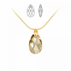 So Charm Bijoux Collier femme So Charm - BS003-SN022-GOSH Métal Doré | Femme Collier Et Pendentif