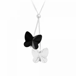 So Charm Bijoux Collier Femme So Charm - BS161-SN016-JET-CRYS Métal Argent | Femme Collier Et Pendentif
