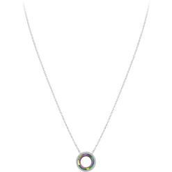 So Charm Bijoux Collier Femme So Charm - B4234-VERT - Collier Mode Argenté | Femme Collier Et Pendentif