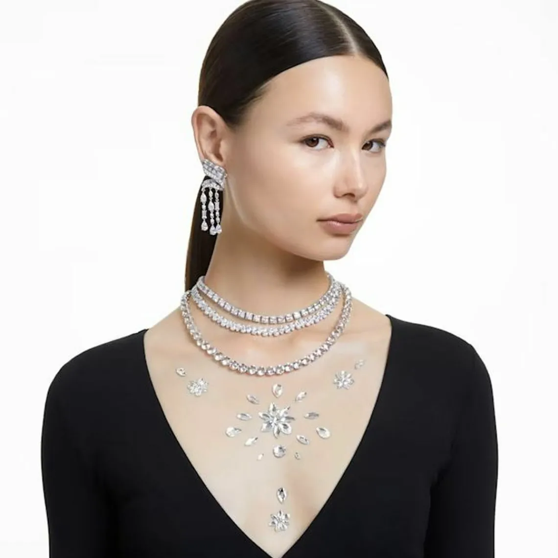 Swarovski Bijoux Collier Femme Swarovski 5599153 - Cristaux swarovski | Femme Collier Et Pendentif