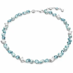 Swarovski Bijoux Collier Femme Swarovski 5666007 Gema ALL ARD - BLU/RHS | Femme Collier Et Pendentif