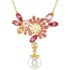 Swarovski Bijoux Collier Femme Swarovski Gema Pearl - 5688490 rose,doré | Femme Collier Et Pendentif
