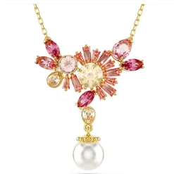 Swarovski Bijoux Collier Femme Swarovski Gema Pearl - 5688490 rose,doré | Femme Collier Et Pendentif