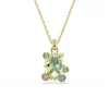 Swarovski Bijoux Collier Femme Swarovski Gema - 5705816 Plaqué or Multicolore | Femme Collier Et Pendentif
