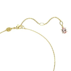 Swarovski Bijoux Collier Femme Swarovski Gema - 5705816 Plaqué or Multicolore | Femme Collier Et Pendentif