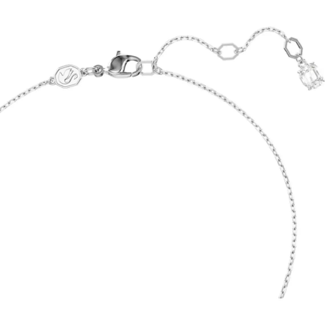 Swarovski Bijoux Collier Femme Swarovski Hyperbola Heart - 5680403 bleu,argent | Femme Collier Et Pendentif