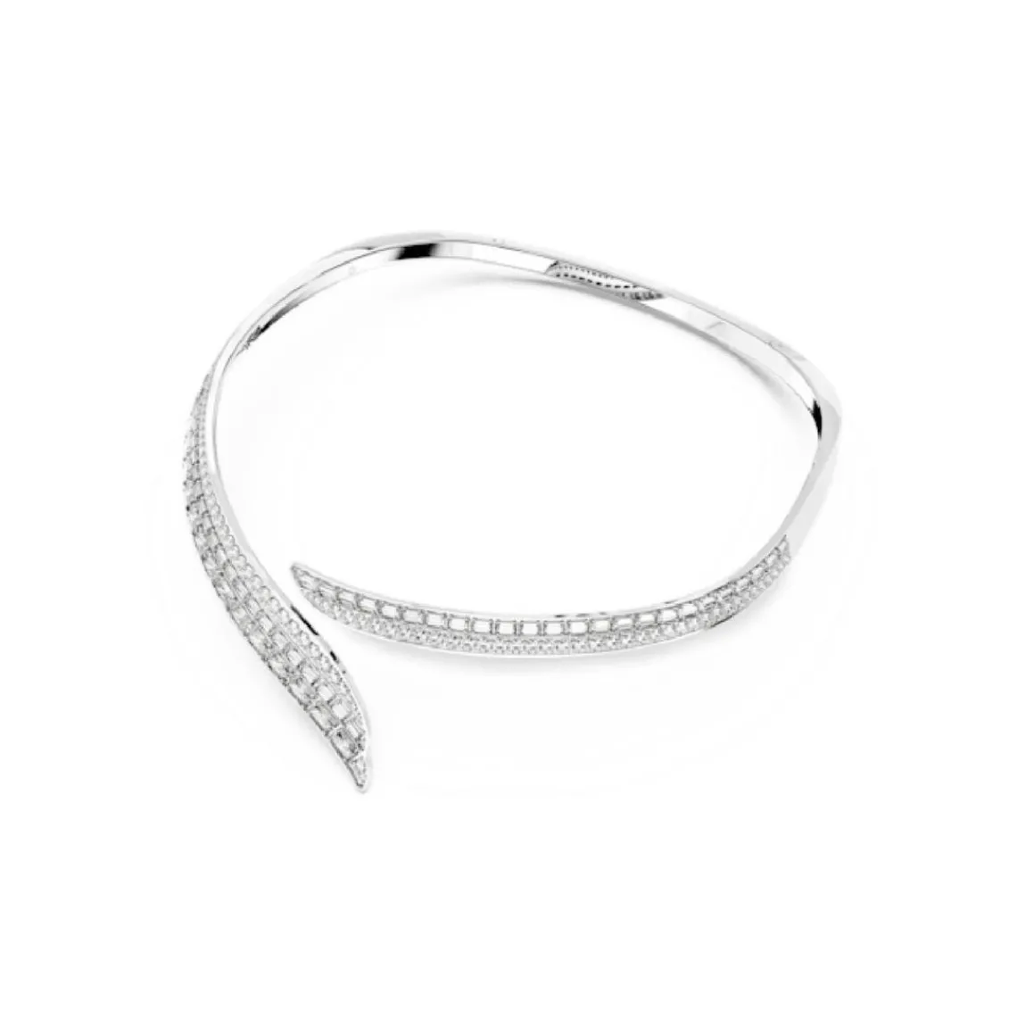 Swarovski Bijoux Collier Femme Swarovski Hyperbola ALL ARD OP 5665330 - WHI/RHS M | Femme Collier Et Pendentif