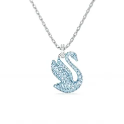 Swarovski Bijoux Collier Femme Swarovski 5660594 Iconic Swan Blue - RC05/RHS | Femme Collier Et Pendentif