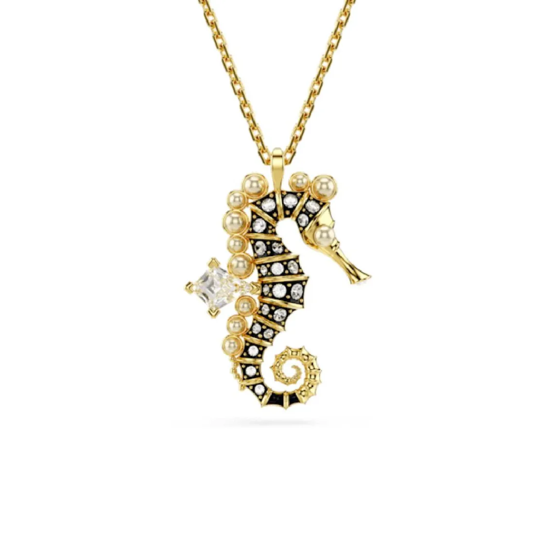 Swarovski Bijoux Collier Femme Swarovski Idyllia F Seahorse - 5690874 doré | Femme Collier Et Pendentif