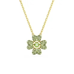 Swarovski Bijoux Collier Femme Swarovski Idyllia Dancing 5671144 - CZ Clover GRE/GOS | Femme Collier Et Pendentif