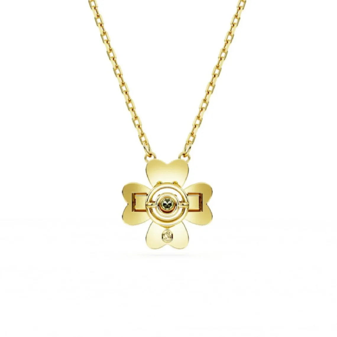 Swarovski Bijoux Collier Femme Swarovski Idyllia Dancing 5671144 - CZ Clover GRE/GOS | Femme Collier Et Pendentif