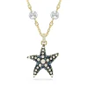 Swarovski Bijoux Collier Femme Swarovski Idyllia F Starfish - 5684116 multicolore,doré | Femme Collier Et Pendentif
