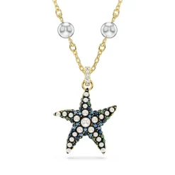 Swarovski Bijoux Collier Femme Swarovski Idyllia F Starfish - 5684116 multicolore,doré | Femme Collier Et Pendentif