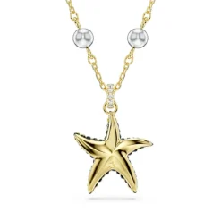 Swarovski Bijoux Collier Femme Swarovski Idyllia F Starfish - 5684116 multicolore,doré | Femme Collier Et Pendentif