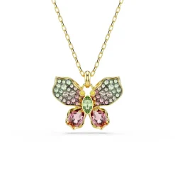 Swarovski Bijoux Collier Femme Swarovski Idyllia F Florere - 5709950 Plaqué or Multicolore | Femme Collier Et Pendentif