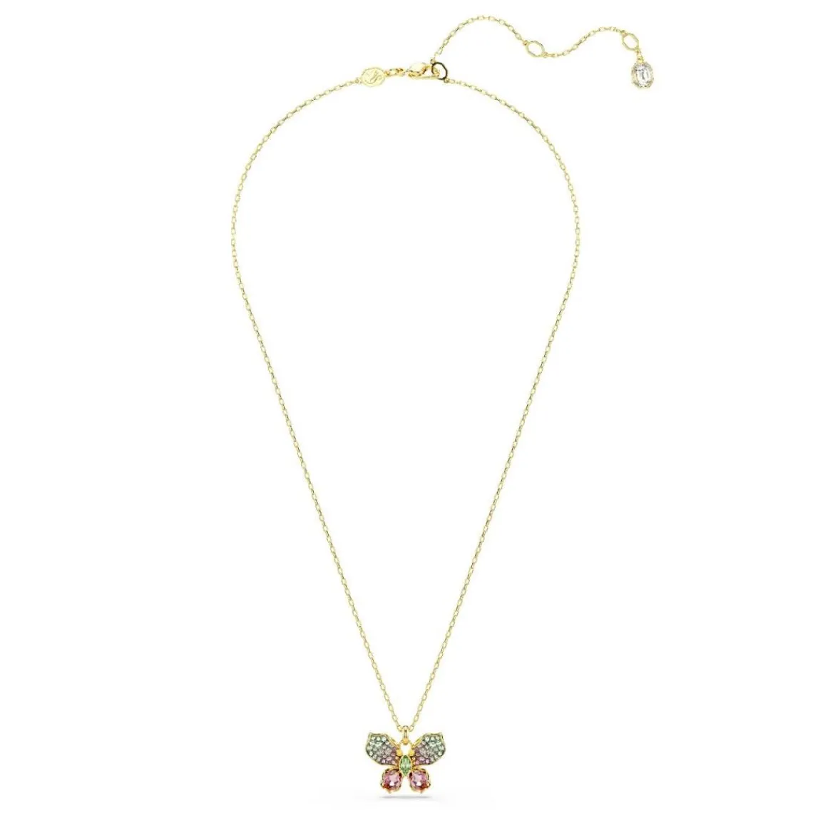 Swarovski Bijoux Collier Femme Swarovski Idyllia F Florere - 5709950 Plaqué or Multicolore | Femme Collier Et Pendentif