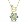 Swarovski Bijoux Collier Femme Swarovski Idyllia F Florere - 5709029 Plaqué or Bleu | Femme Collier Et Pendentif