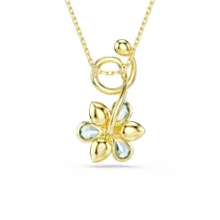 Swarovski Bijoux Collier Femme Swarovski Idyllia F Florere - 5709029 Plaqué or Bleu | Femme Collier Et Pendentif