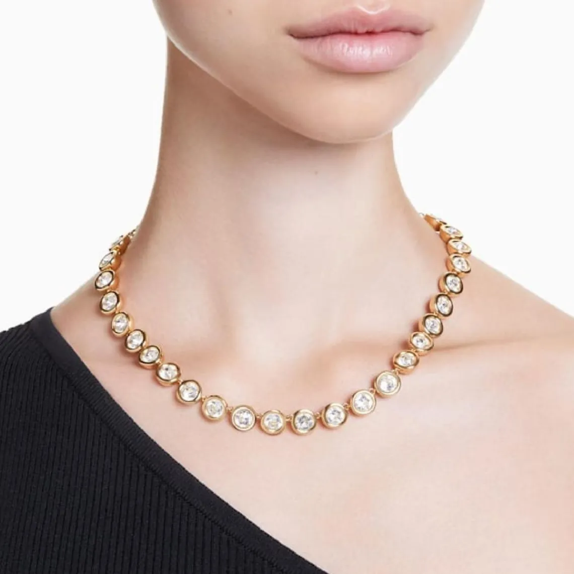 Swarovski Bijoux Collier Femme Swarovski Imber - 5682585 doré | Femme Collier Et Pendentif