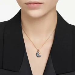 Swarovski Bijoux Collier Femme Swarovski Luna 5671585 - MUL/ROS | Femme Collier Et Pendentif
