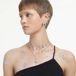 Swarovski Bijoux Collier Femme Swarovski 5666181 Luna - CRE/RHS | Femme Collier Et Pendentif