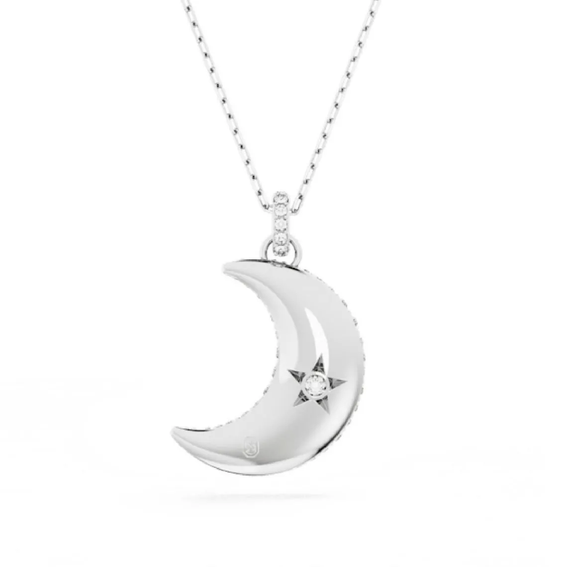 Swarovski Bijoux Collier Femme Swarovski 5666181 Luna - CRE/RHS | Femme Collier Et Pendentif