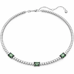 Swarovski Bijoux Collier Femme Swarovski Matrix TN 5666168 Green Stones - GRE/RHS M | Femme Collier Et Pendentif